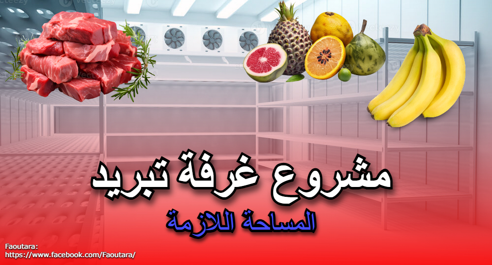 أنواع غرف التبريد والمساحة المطلوبة